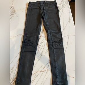 AG jeans, low rise, moto style